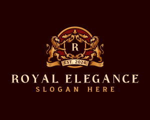 Lion Royal Event logo design