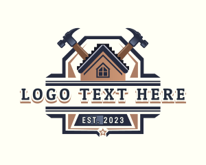 Carpentry - House Builder Tools logo design