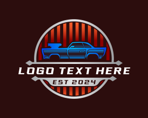Muscle Car - Car Racing Automotive logo design