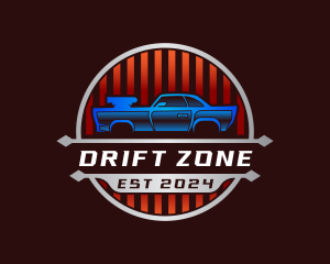 Drifting - Car Racing Automotive logo design