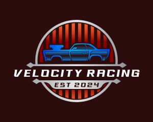 Car Racing Automotive logo design