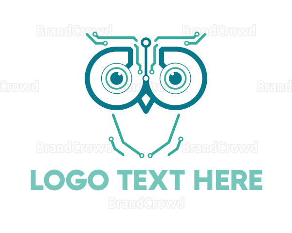 Circuits & Owl Logo