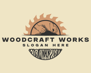 Carpentry - Woodwork Planer Carpentry logo design