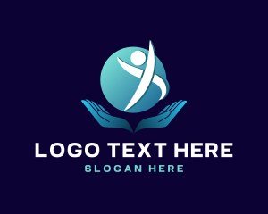 Empowerment - Human Charity Foundation logo design