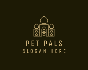 India Palace Structure logo design