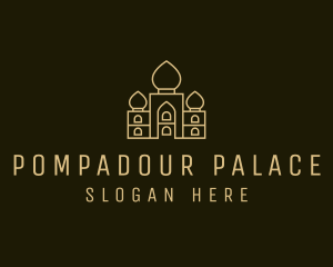 India Palace Structure logo design