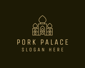 India Palace Structure logo design