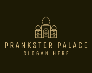 India Palace Structure logo design