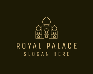 Palace - India Palace Structure logo design