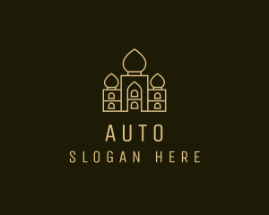 Antique - India Palace Structure logo design