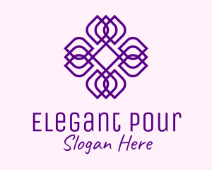 Elegant Floral Pattern logo design