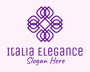 Elegant Floral Pattern logo design