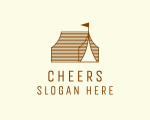 Rustic - Rustic Camp Tent logo design