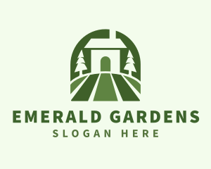 Green House Field logo design