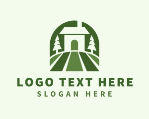 Green House Field logo design