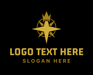 Metal - Luxury Crown Compass logo design