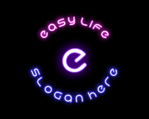 Neon Club Business logo design