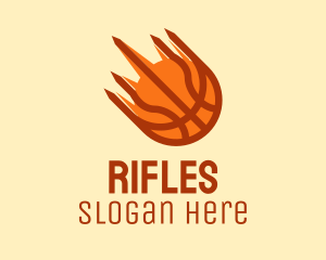 Basketball - Fast Flaming Basketball logo design