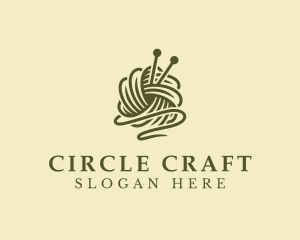 Handicraft Crochet Yarn logo design