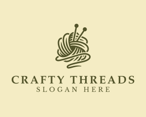 Handicraft Crochet Yarn logo design