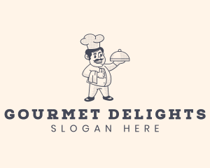 Retro Chef Restaurant logo design