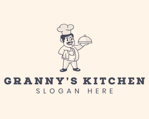 Retro Chef Restaurant logo design