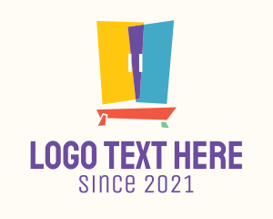 Color - Multicolor Cabinet Furniture logo design