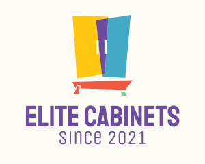 Cabinet - Multicolor Cabinet Furniture logo design