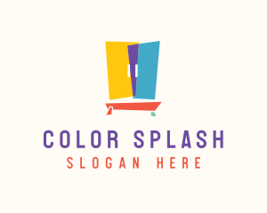 Multicolor Cabinet Furniture  logo design