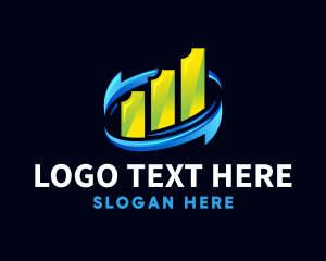 Sales - Arrow Sales Investment logo design