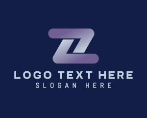 Application - Tech Advertising Letter Z logo design
