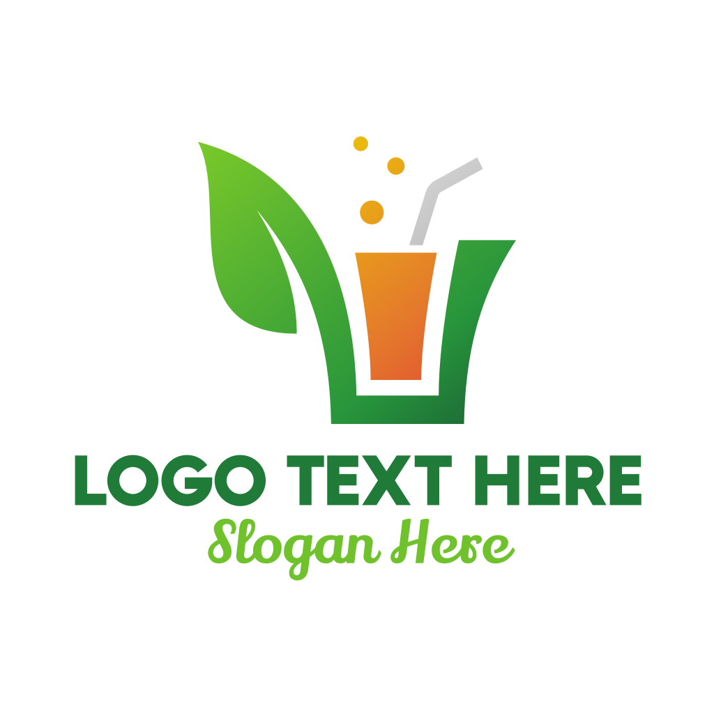 Green Leaf Juice Logo | BrandCrowd Logo Maker