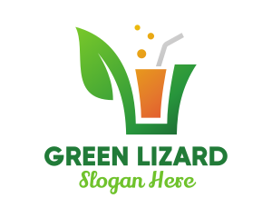 Green Leaf Juice  logo design