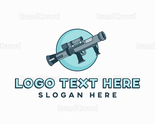 Rocket Launcher Bazooka Logo