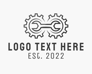 Machine - Industrial Mechanic Tool logo design