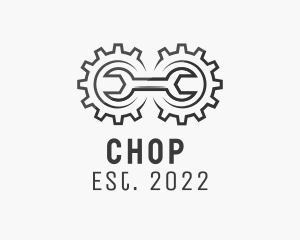 Repair Service - Industrial Mechanic Tool logo design