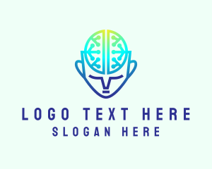 Psychologist - Mind Brain Circuit logo design