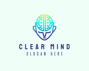 Mind Brain Circuit logo design