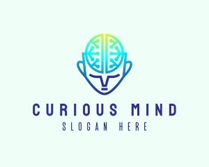 Mind Brain Circuit logo design