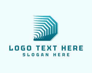 Gradient - Generic Geometric Letter D logo design