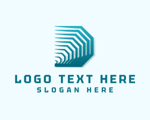 Mechanical - Generic Geometric Letter D logo design