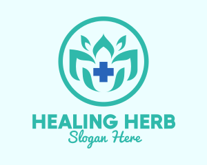 Traditional Flower Medicine logo design
