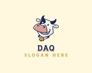 Cow Dairy Livestock Logo
