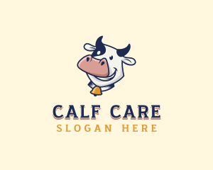 Calf - Cow Dairy Livestock logo design