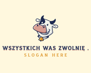 Cow Dairy Livestock logo design