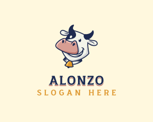 Cow Dairy Livestock logo design