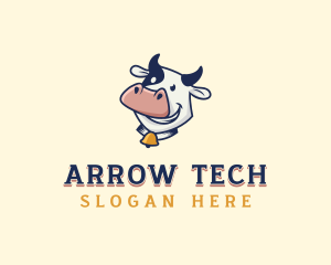 Cow Dairy Livestock logo design