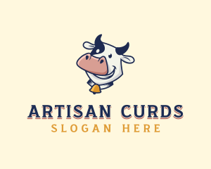 Cow Dairy Livestock logo design