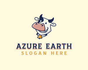 Cow Dairy Livestock logo design