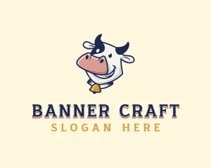 Cow Dairy Livestock logo design